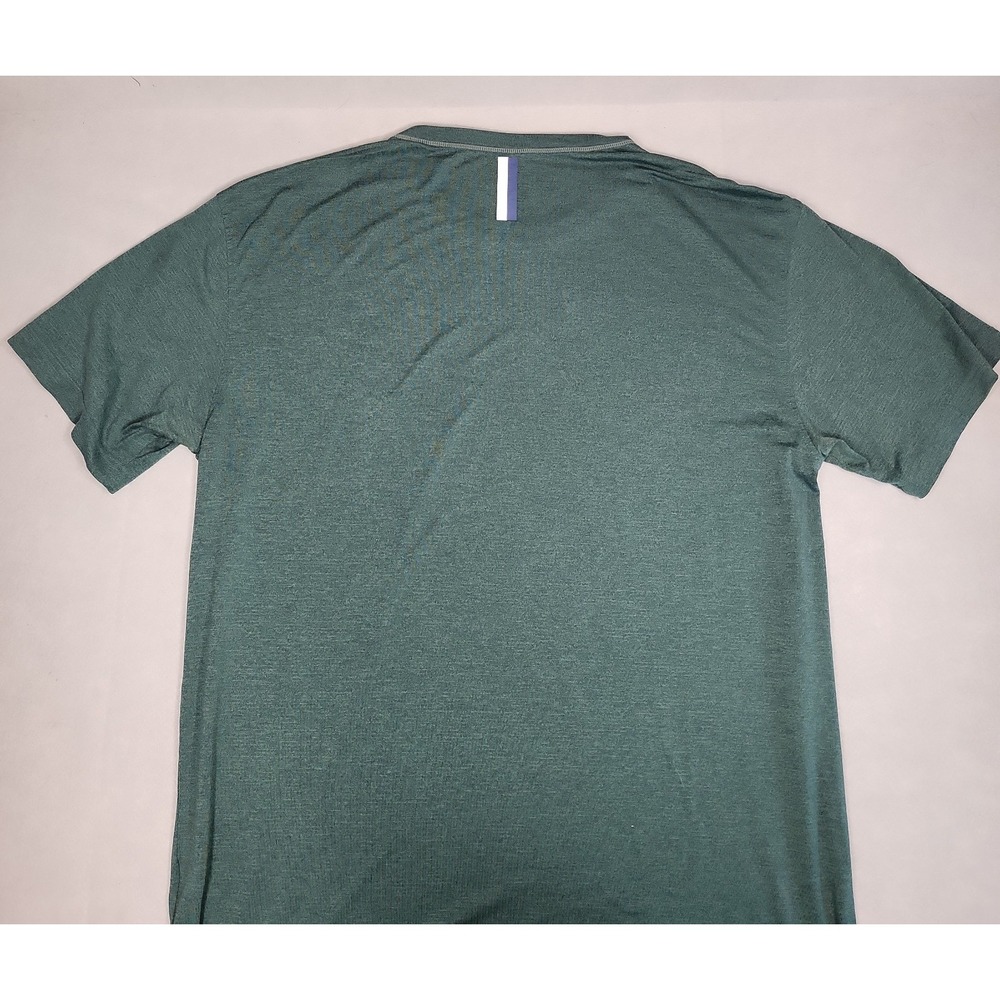 Rhoback Green Tshirt Lg Athletic Performance Golf Short Sleeve Stretch Solid - Picture 9 of 10